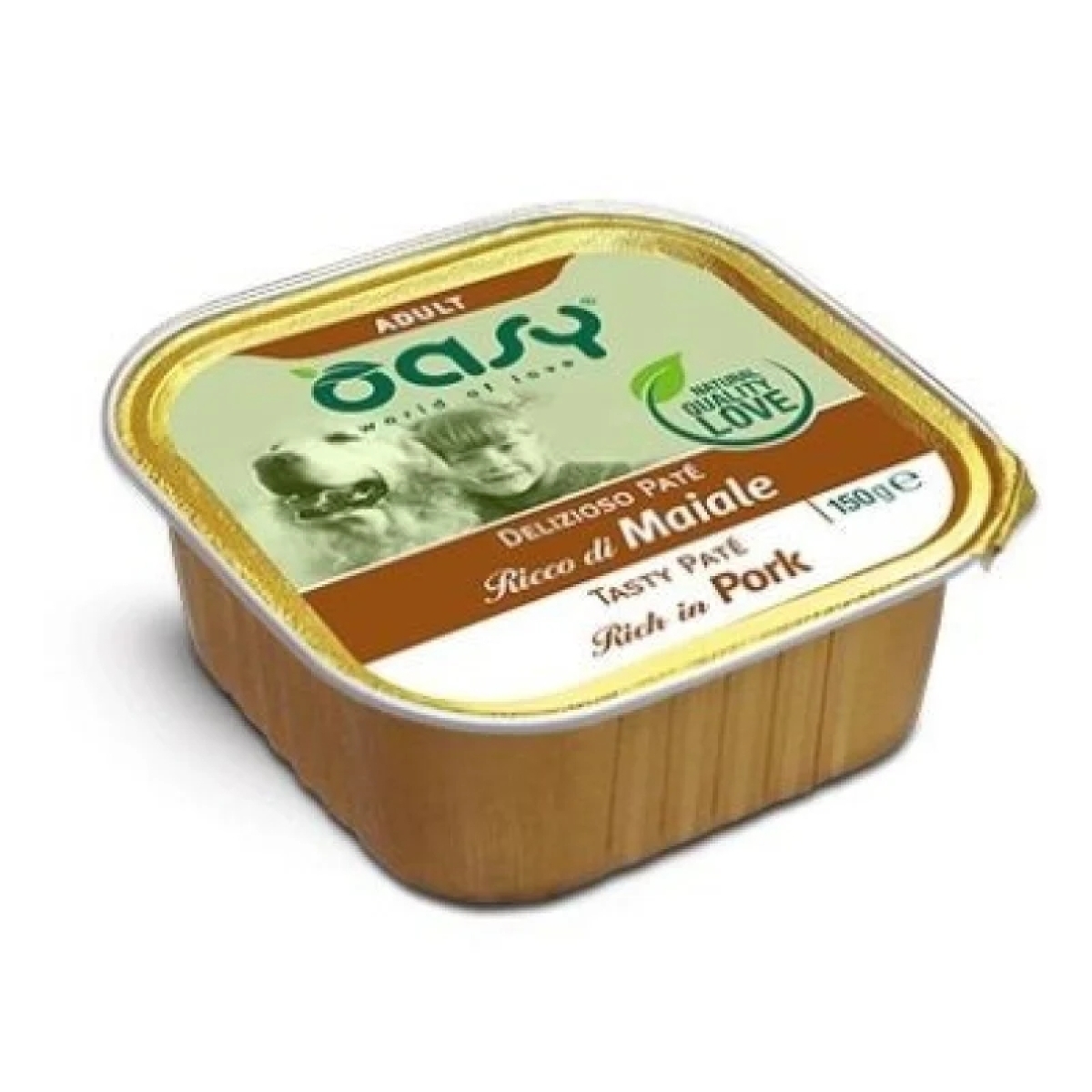 Compra Online Delizioso patè adulto grain free maiale - alimento umido completo per cani adulti 150 gr e Trova il miglior prezzo