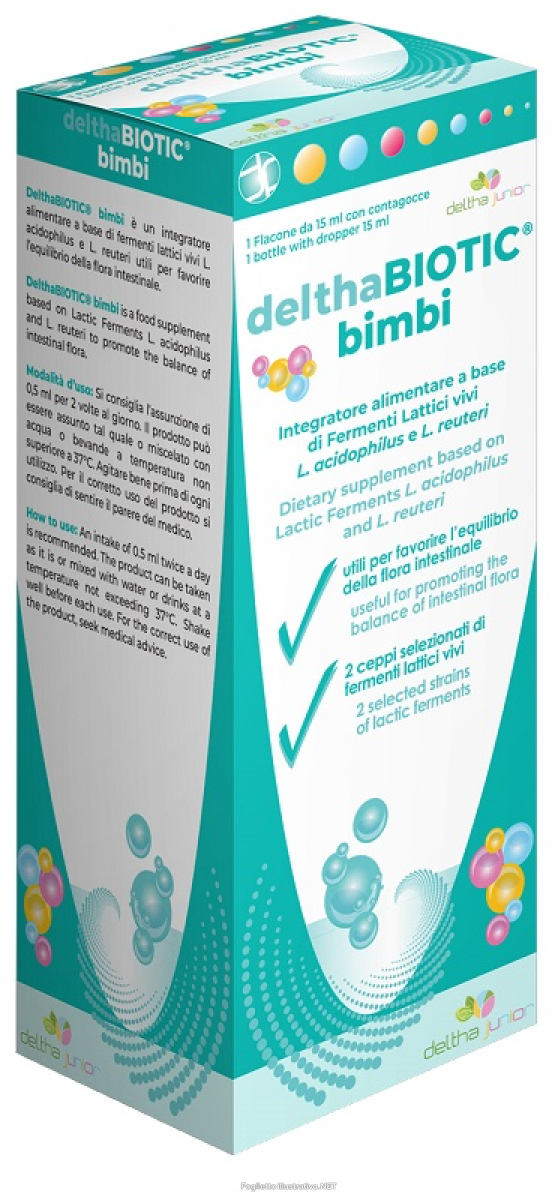 Compra Online delthabiotic bimbi gocce 15 ml e Trova il miglior prezzo