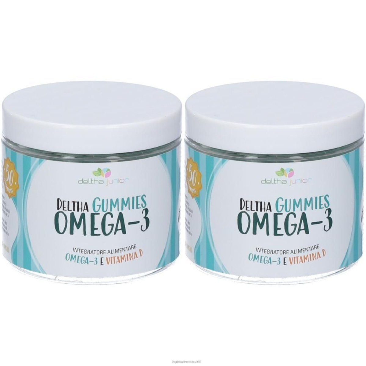 Compra Online delthagummies omega-3 50 gommose per bambini al gusto di arancio frago e Trova il miglior prezzo