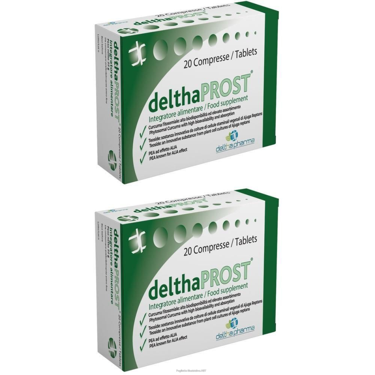 Compra Online delthaprost 20 compresse perla funzionalità della prostata 2x22 g comp e Trova il miglior prezzo