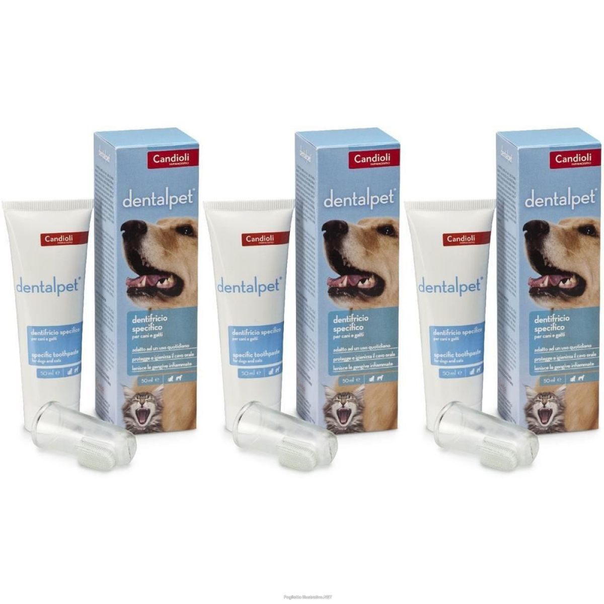 Compra Online dentalpet dentifricio 50 ml 3x50 ml e Trova il miglior prezzo