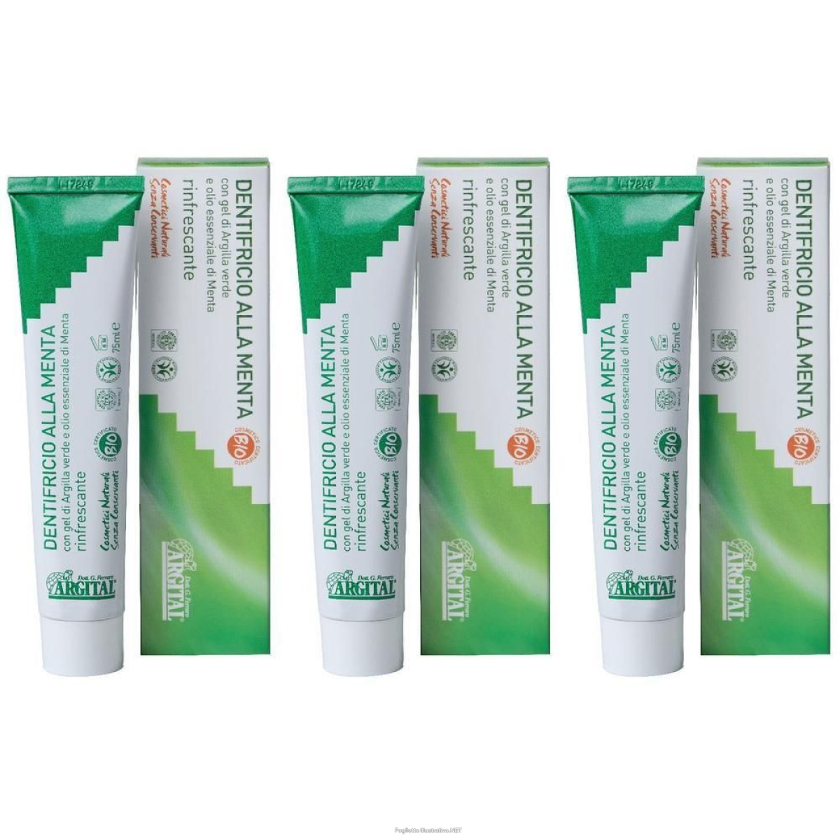 Compra Online dentifricio alla menta 75 ml 3x75 ml e Trova il miglior prezzo