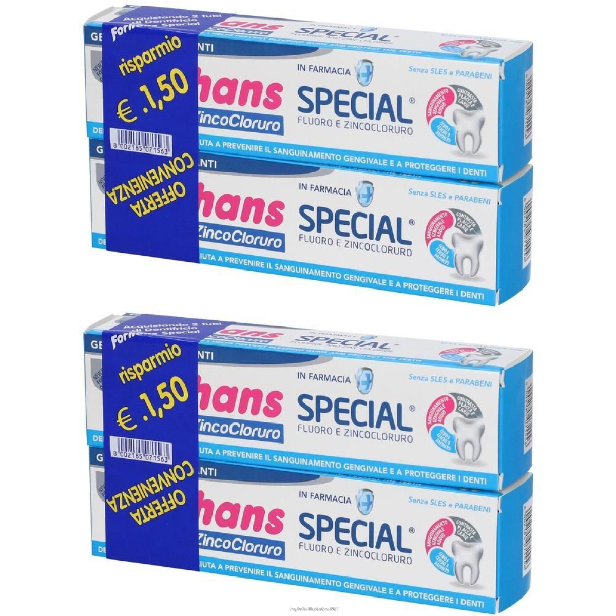 Compra Online dentifricio forhans special® 2x2x75 ml e Trova il miglior prezzo