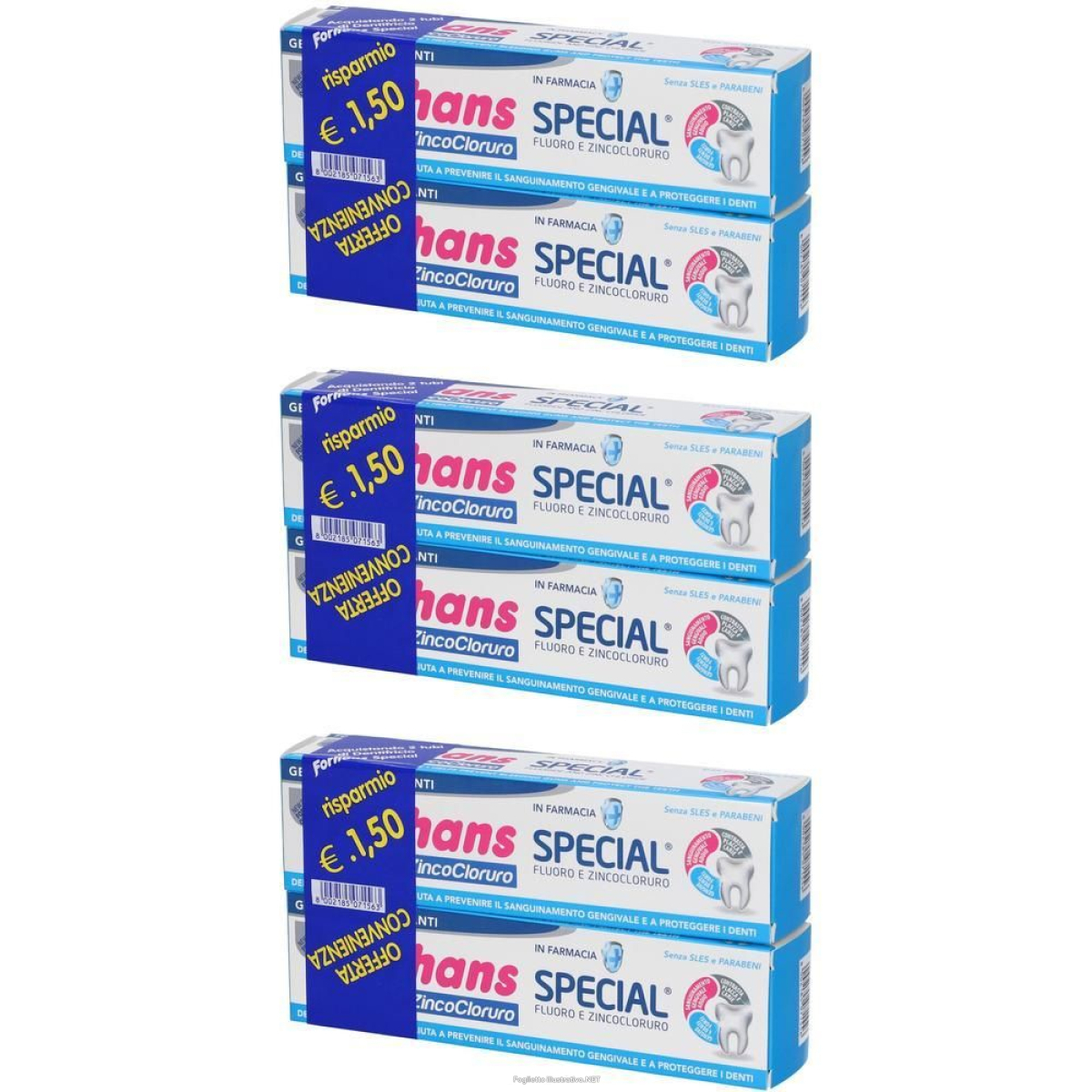 Compra Online dentifricio forhans special® 3x2x75 ml e Trova il miglior prezzo