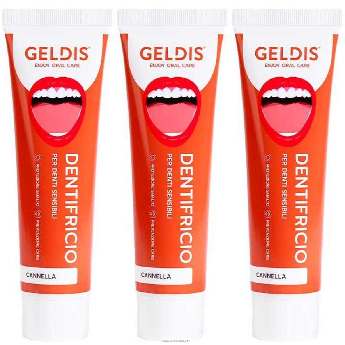Compra Online dentifricio geldis per denti sensibili – cannella 100ml 3x100 ml e Trova il miglior prezzo
