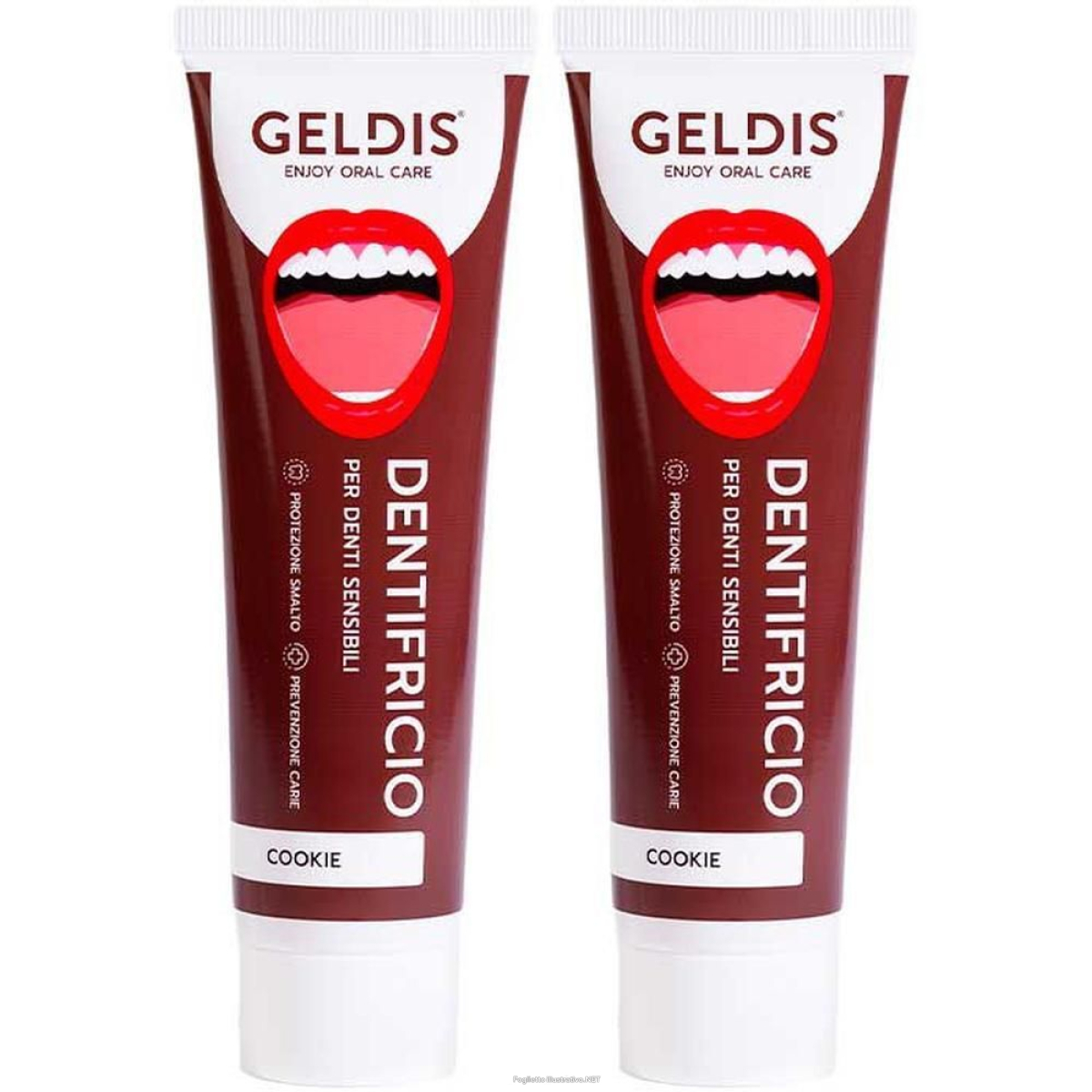 Compra Online dentifricio geldis per denti sensibili – cookie 100ml 2x100 ml e Trova il miglior prezzo