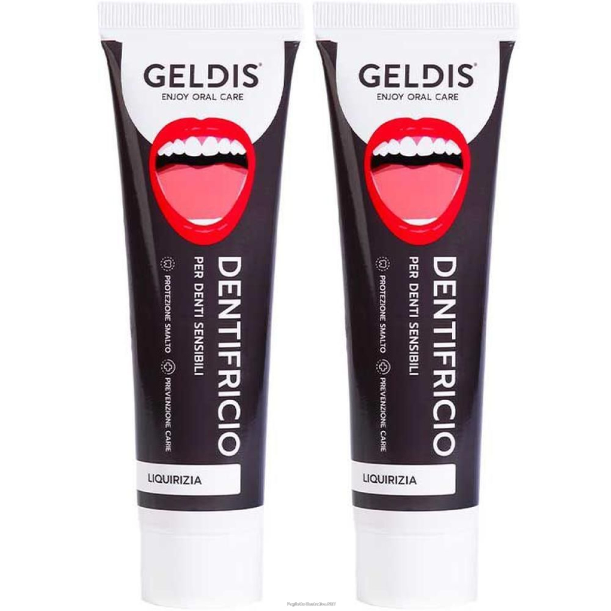 Compra Online dentifricio geldis per denti sensibili – liquirizia 100ml 2x100 ml e Trova il miglior prezzo
