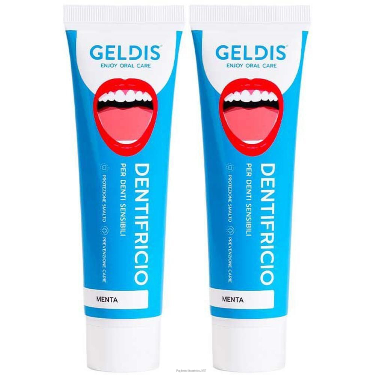 Compra Online dentifricio geldis per denti sensibili – menta 100ml 2x100 ml e Trova il miglior prezzo