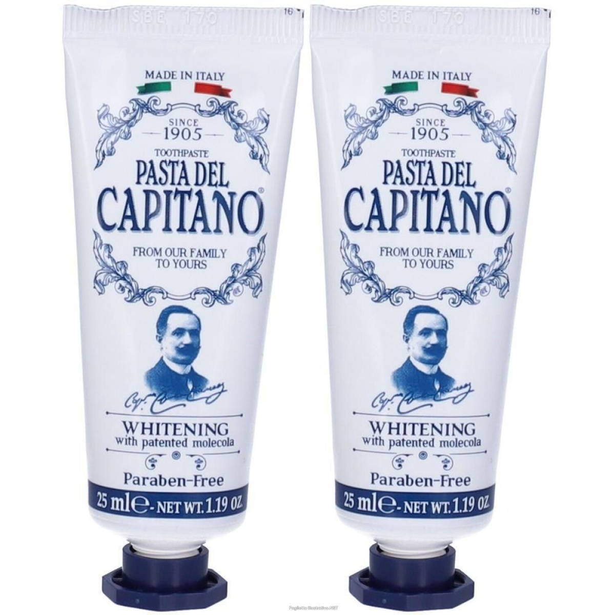 Compra Online dentifricio pasta del capitano sbiancante 2x25 ml e Trova il miglior prezzo
