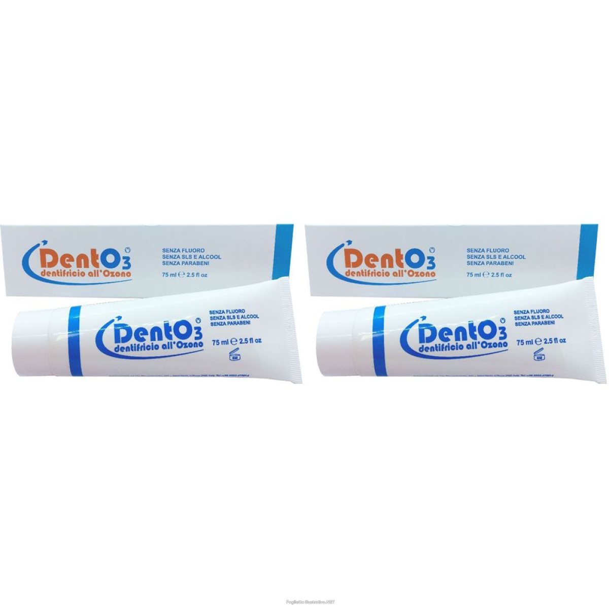 Compra Online dento3 dentifricio ozono 75 ml set da 2 2x75 ml e Trova il miglior prezzo