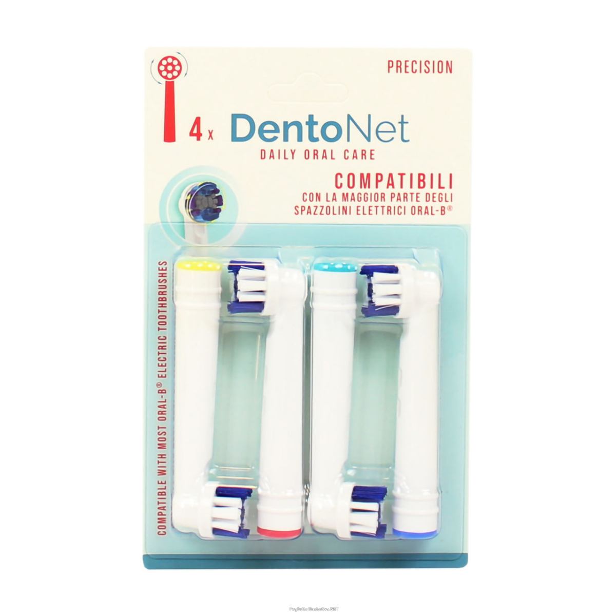 Compra Online dentonet oral-b precision ricambi 4 pezzi e Trova il miglior prezzo