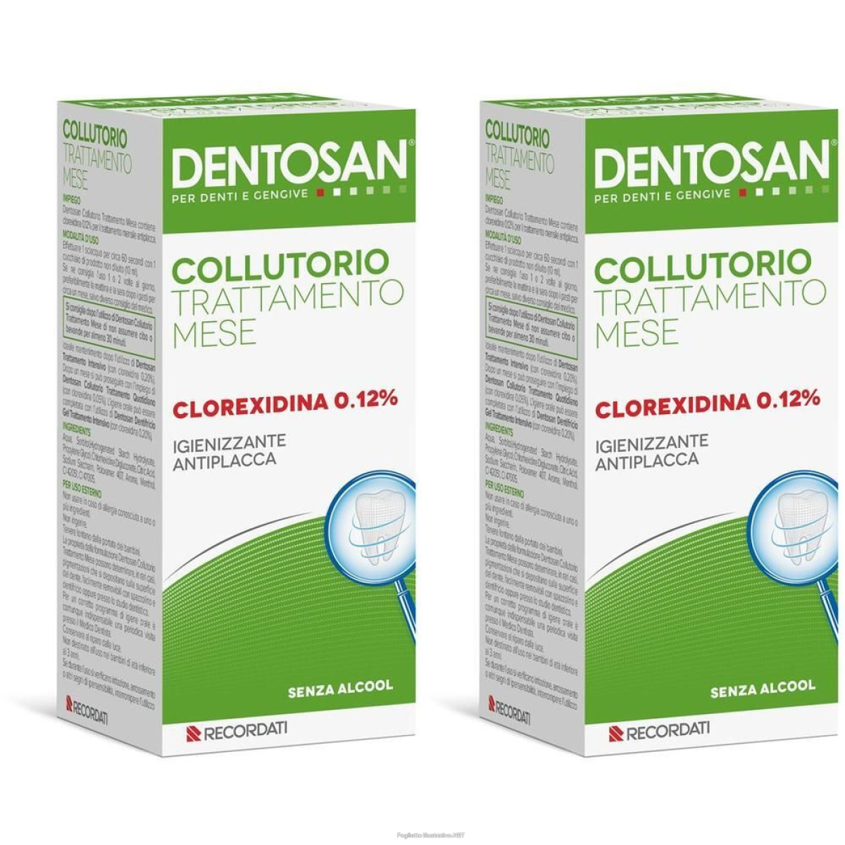 Compra Online dentosan® collutorio trattamento mese 2x200 ml e Trova il miglior prezzo