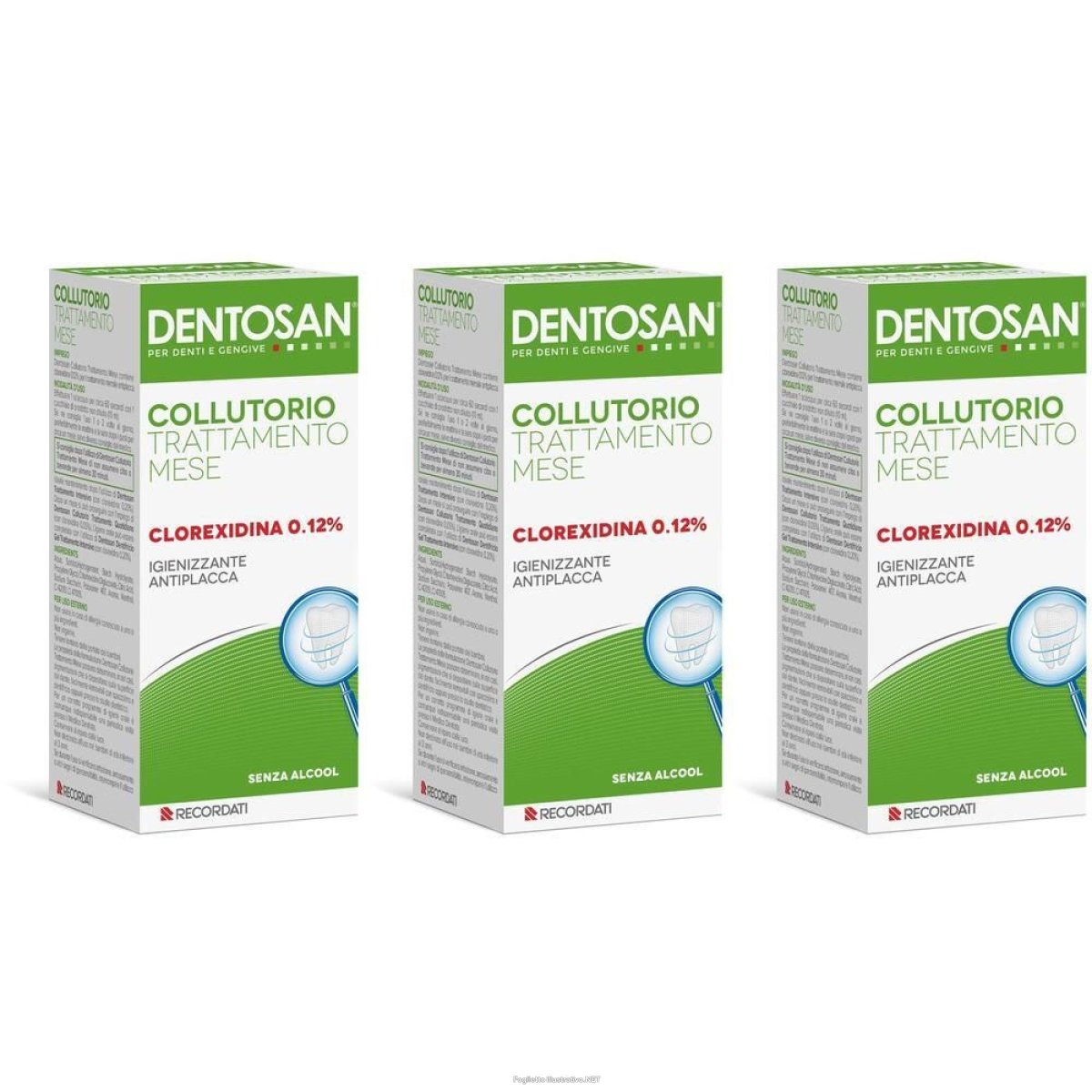Compra Online dentosan® collutorio trattamento mese 3x200 ml e Trova il miglior prezzo