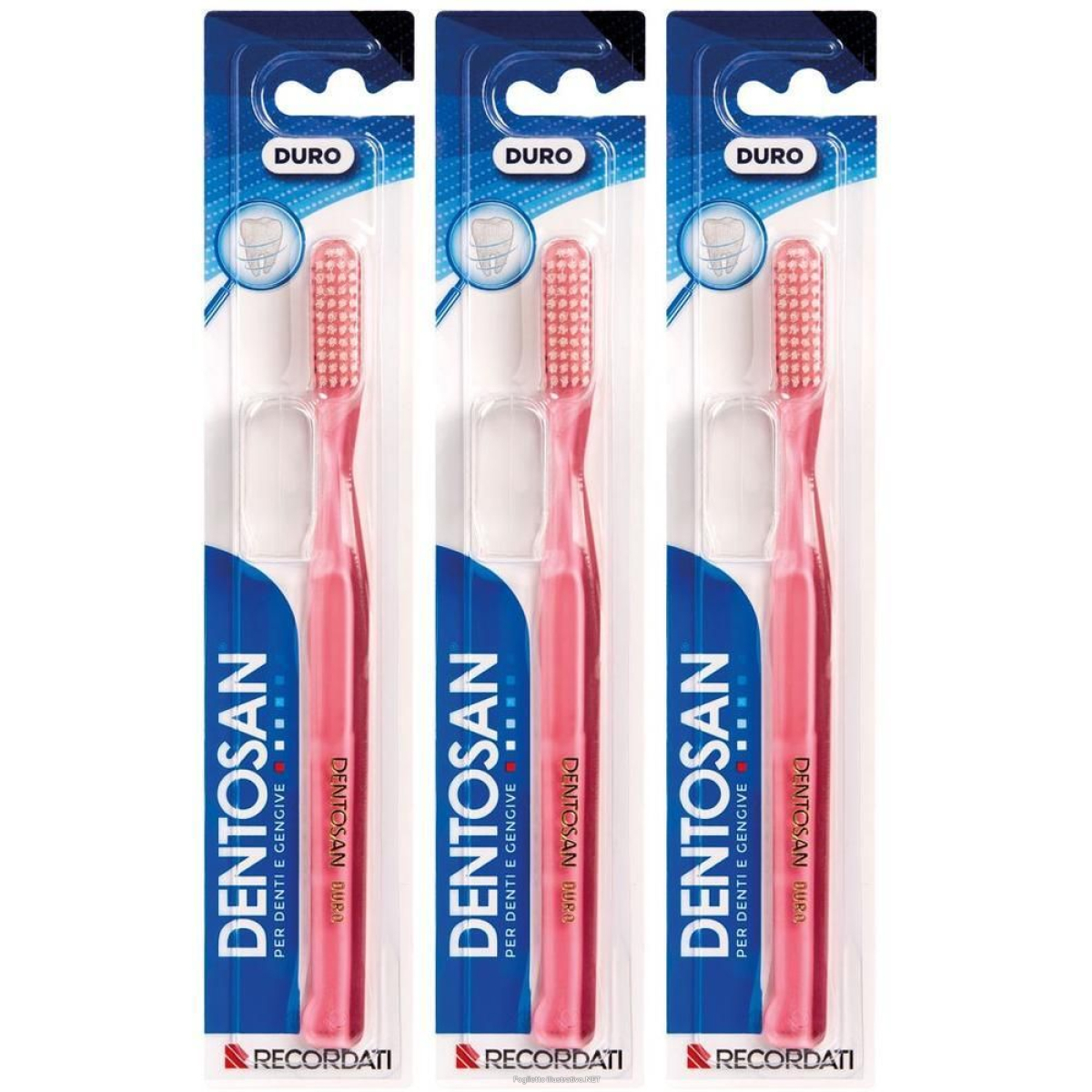 Compra Online dentosan® per denti e gengive spazzolino da denti, duro 3x1 pz spazzol e Trova il miglior prezzo