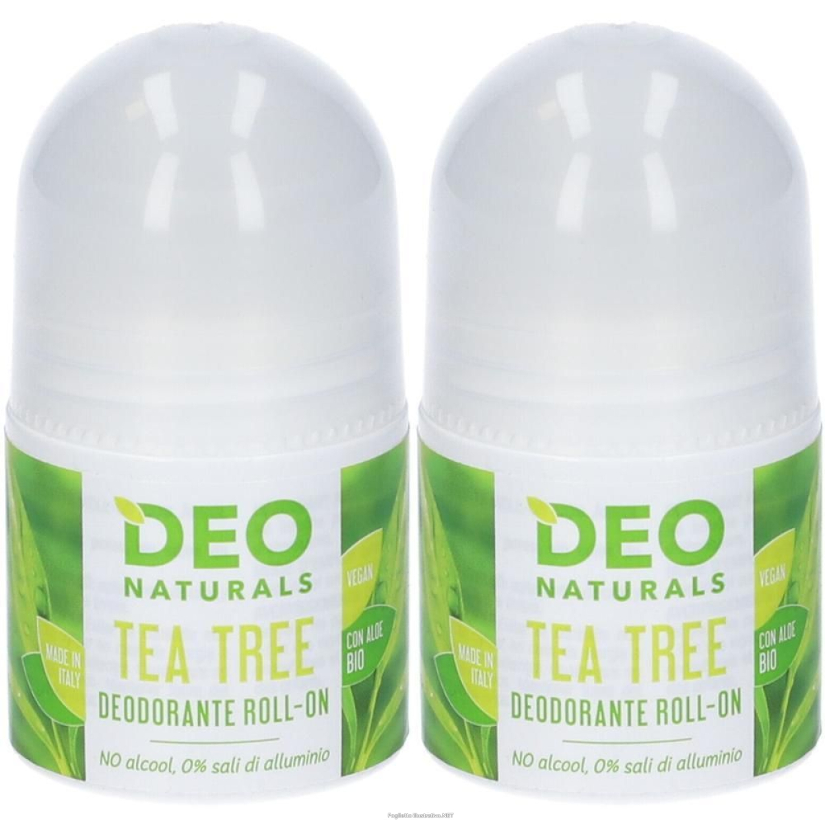 Compra Online deo naturals tea tree 2x50 ml e Trova il miglior prezzo