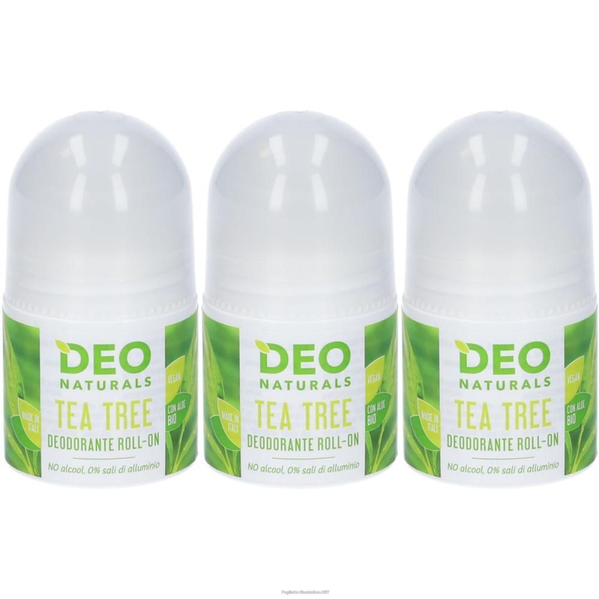 Compra Online deo naturals tea tree 3x50 ml e Trova il miglior prezzo