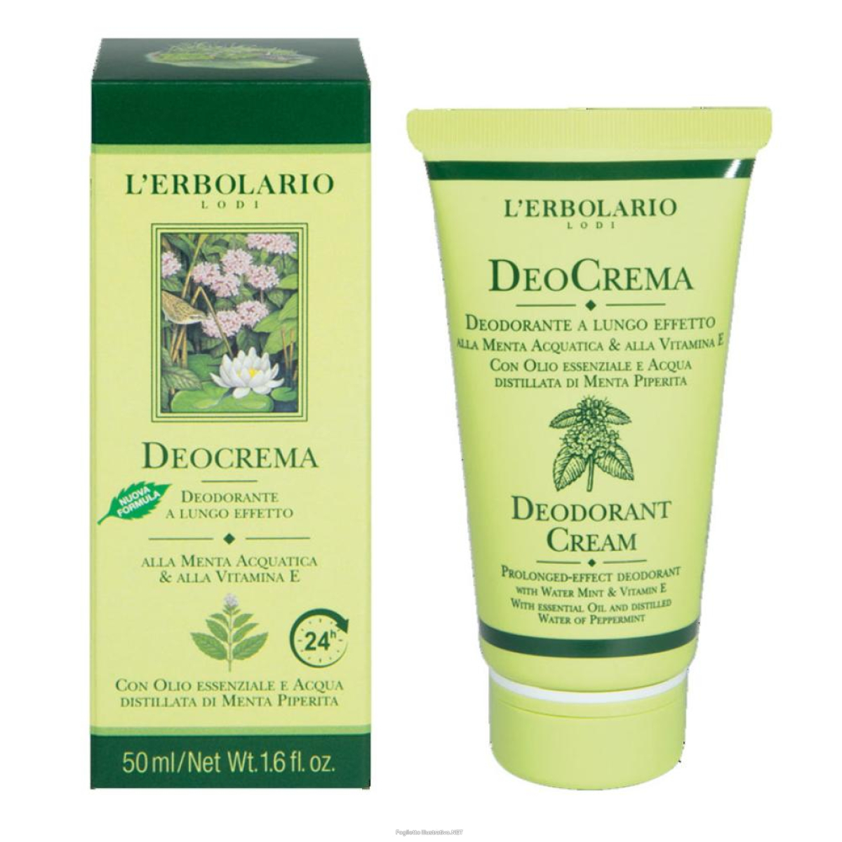 Compra Online deocrema deodorante a lungo effetto alla menta acquatica & alla vitamina e 50 ml e Trova il miglior prezzo