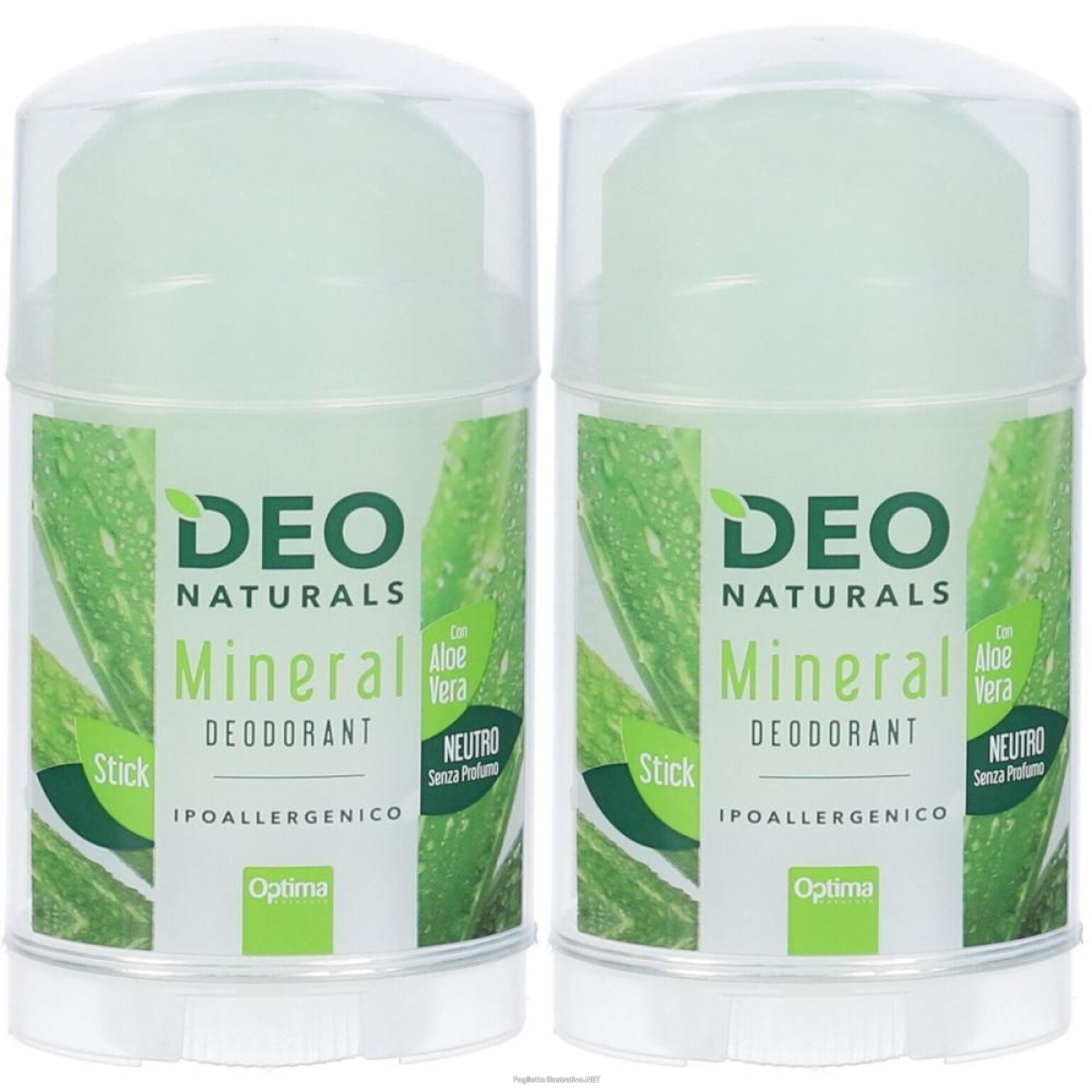Compra Online deonaturals mineral deo stick con aloe vera 2x100 g e Trova il miglior prezzo
