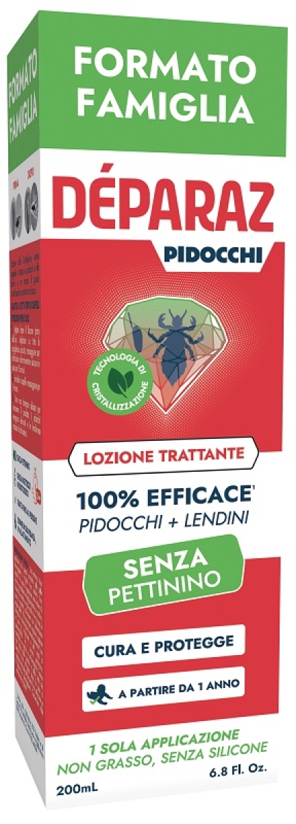 Compra Online Deparaz lozione anti pidocchi formato famiglia, 200ml e Trova il miglior prezzo