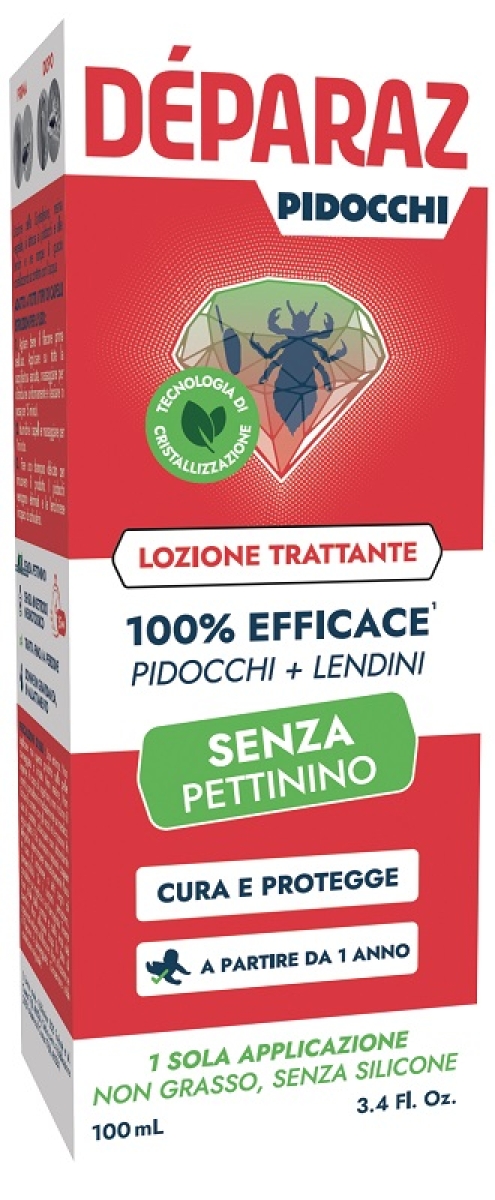 Compra Online Deparaz lozione trattante anti pidocchi per tutta la famiglia 100 ml e Trova il miglior prezzo