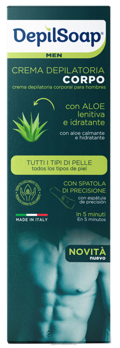 Compra Online depilsoap men - crema depilatoria uomo corpo con aloe vera e Trova il miglior prezzo