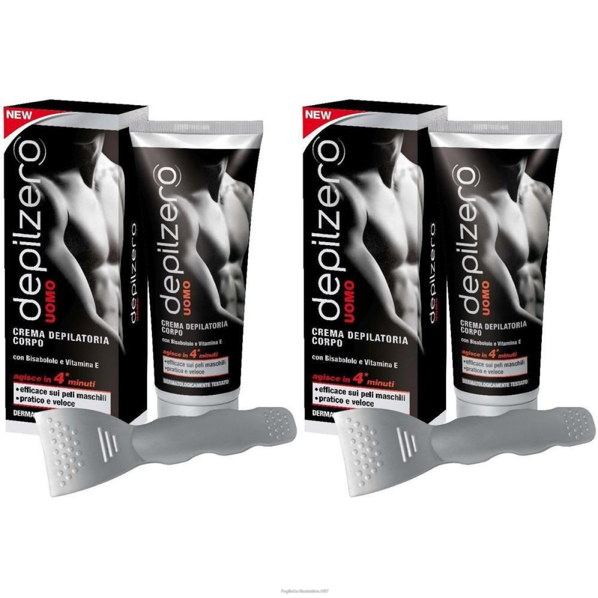 Compra Online depilzero crema corpo uomo 200 ml 2x200 ml e Trova il miglior prezzo