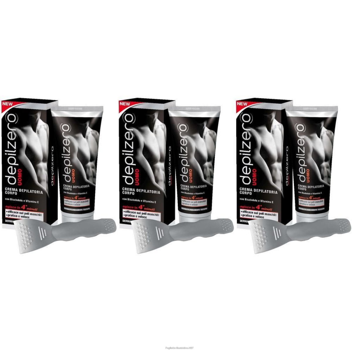 Compra Online depilzero crema corpo uomo 200 ml 3x200 ml e Trova il miglior prezzo