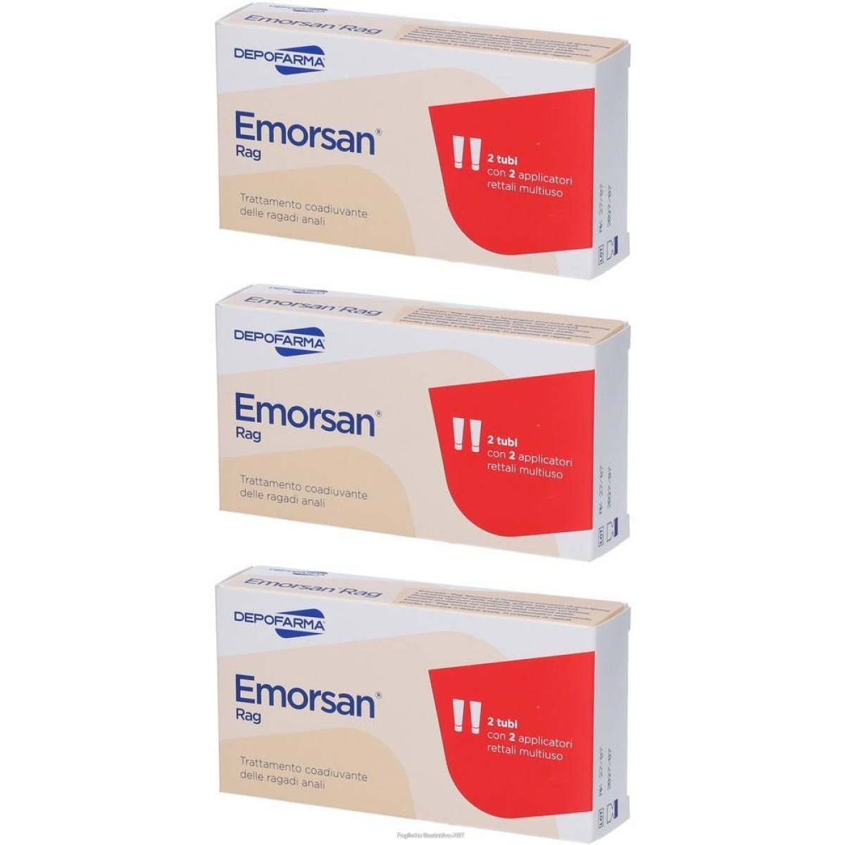 Compra Online depofarma emorsan rag crema rettale 3x2x30 ml e Trova il miglior prezzo