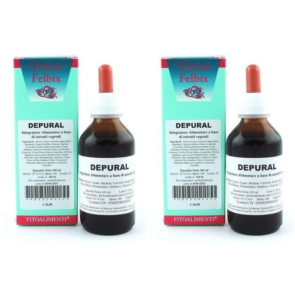 Compra Online Depural gocce 100 ml 2x100 ml soluzione orale e Trova il miglior prezzo
