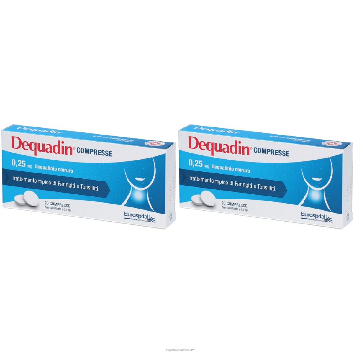 Compra Online dequadin® compresse set da 2 2x20 pz e Trova il miglior prezzo