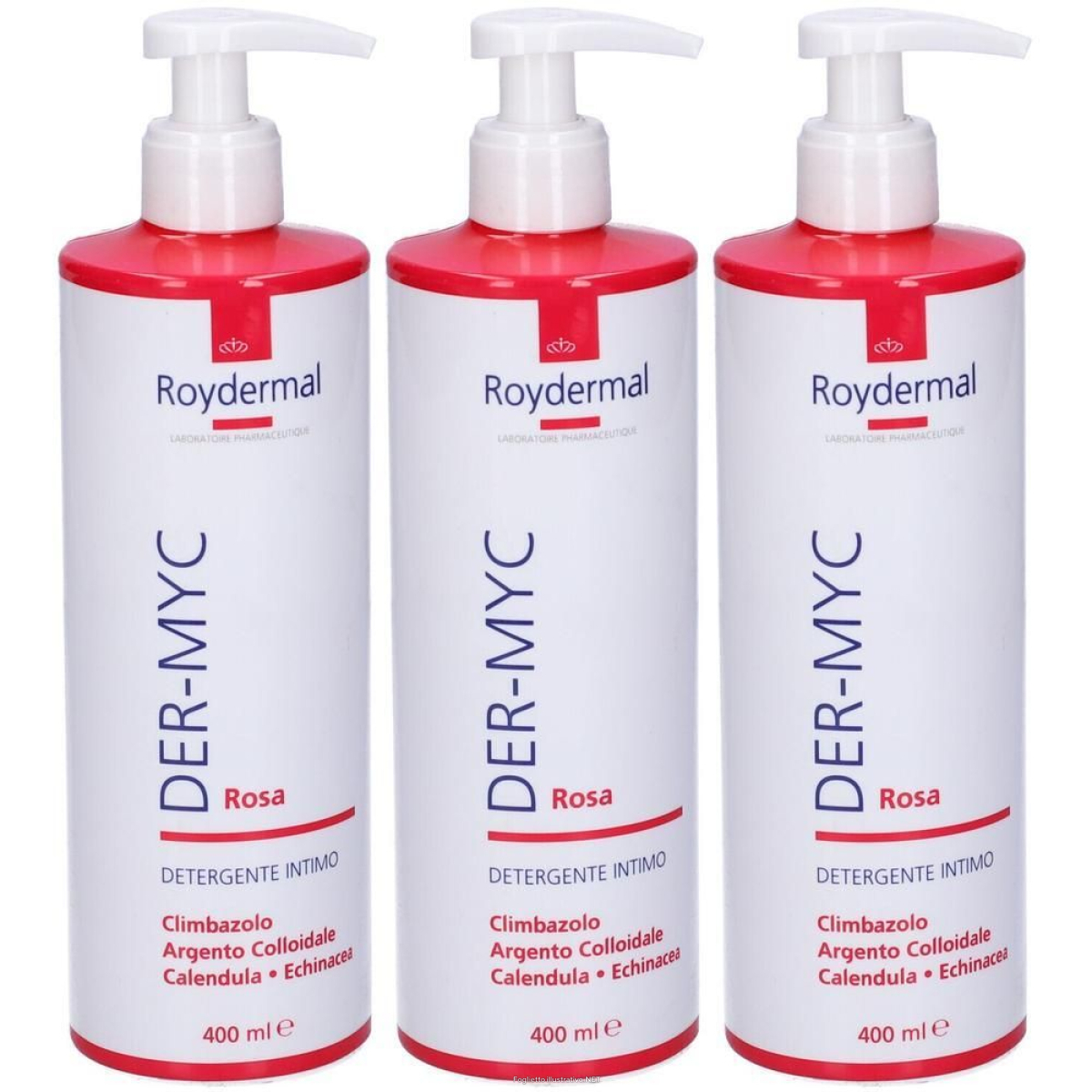 Compra Online der-myc rosa detergente intimo 400 ml 3x400 ml soluzione e Trova il miglior prezzo