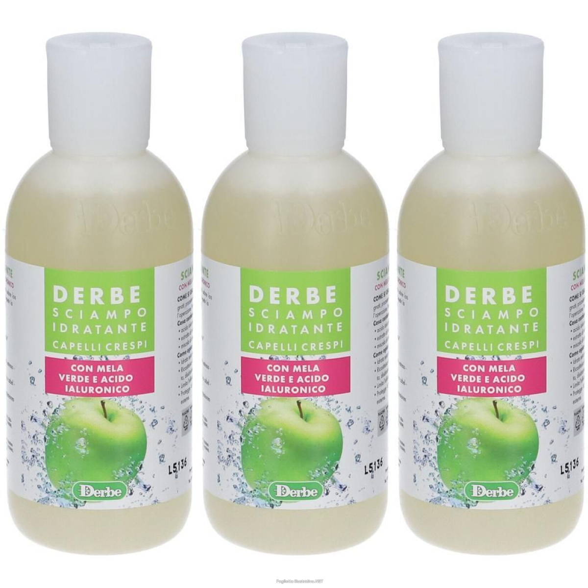 Compra Online derbe capelli sciampo idratante mela verde 200 ml 3x200 ml e Trova il miglior prezzo