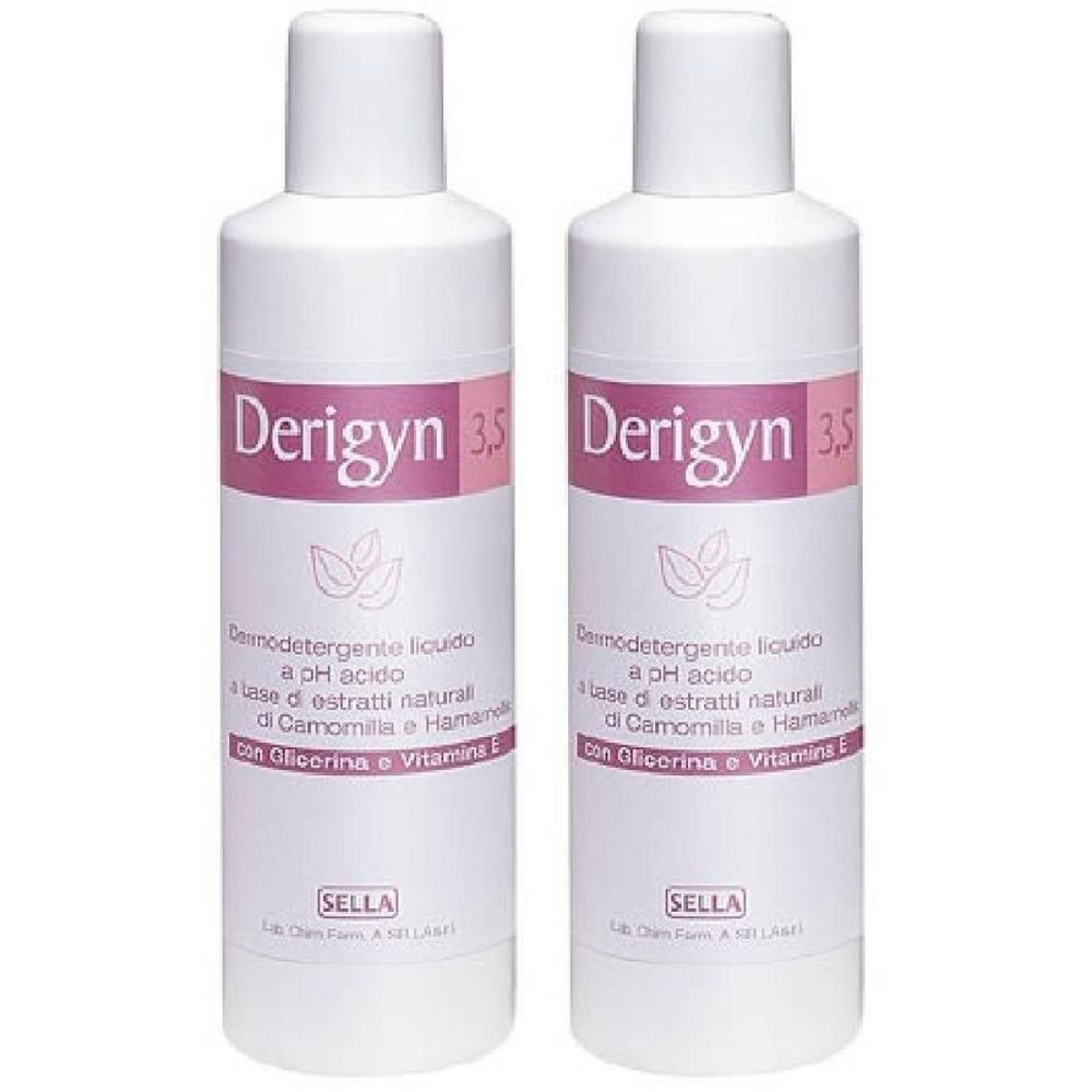 Compra Online Derigyn 3,5 dermodetergente 2x500 ml soluzione e Trova il miglior prezzo