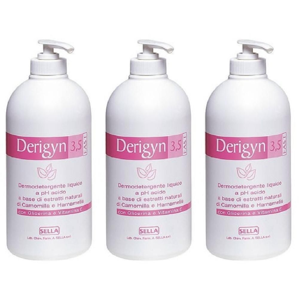 Compra Online Derigyn 3,5 fast 3x500 ml lozione e Trova il miglior prezzo