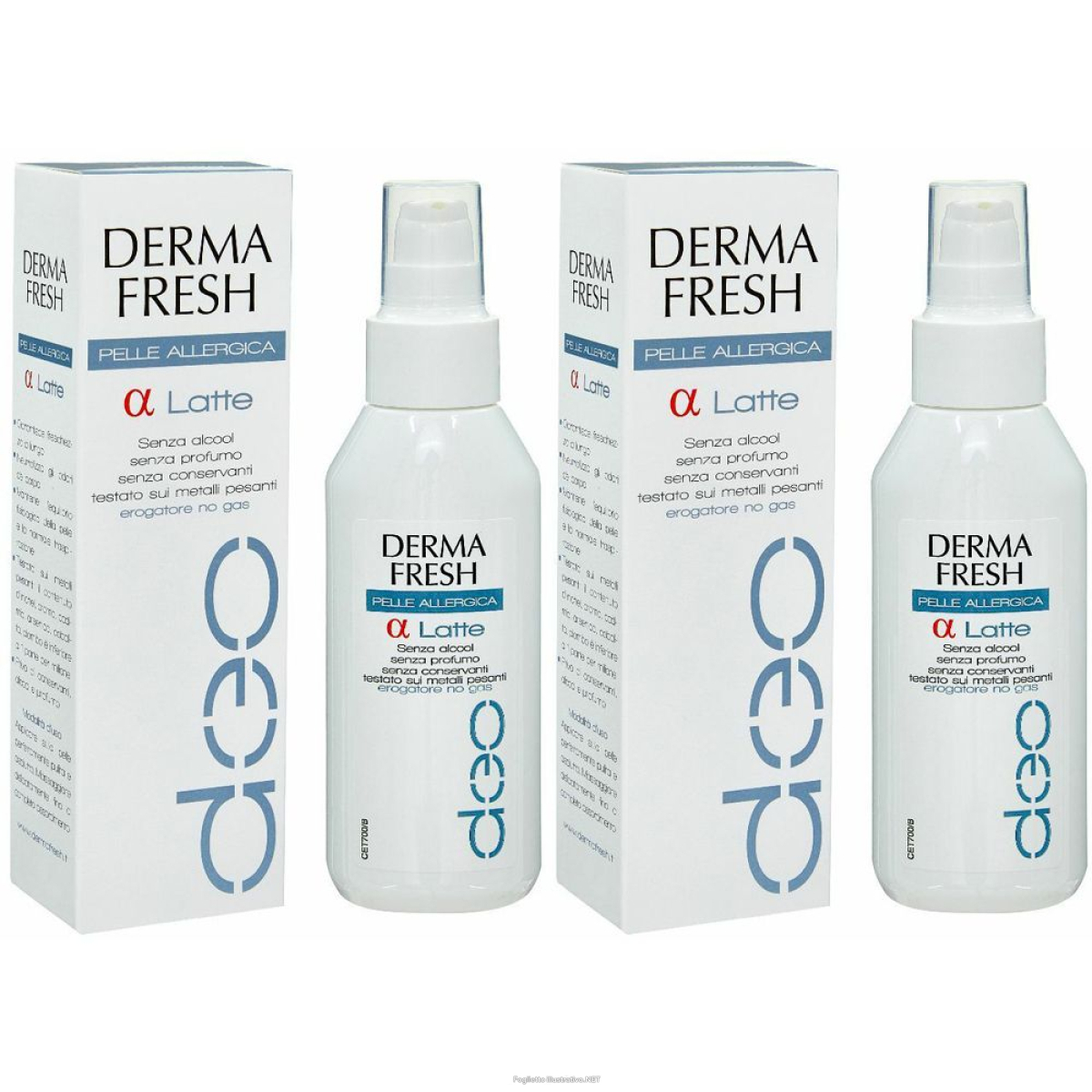 Compra Online derma fresh deo ? latte pelle allergica set da 2 2x100 ml e Trova il miglior prezzo