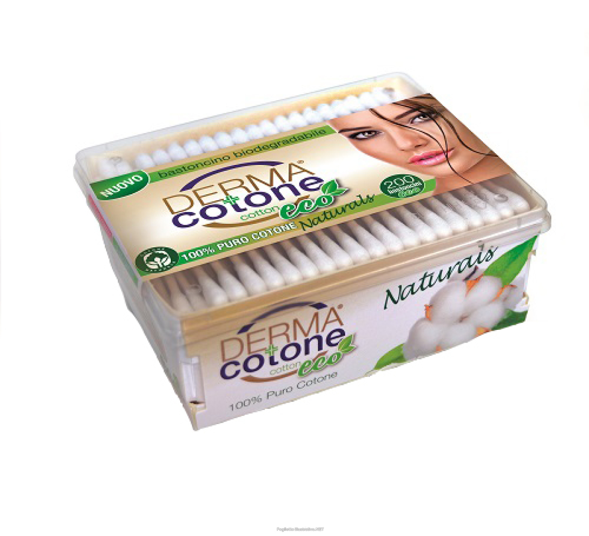 Compra Online dermacotone eco - bastoncini ovattati eco naturals, 300 cotton fioc e Trova il miglior prezzo