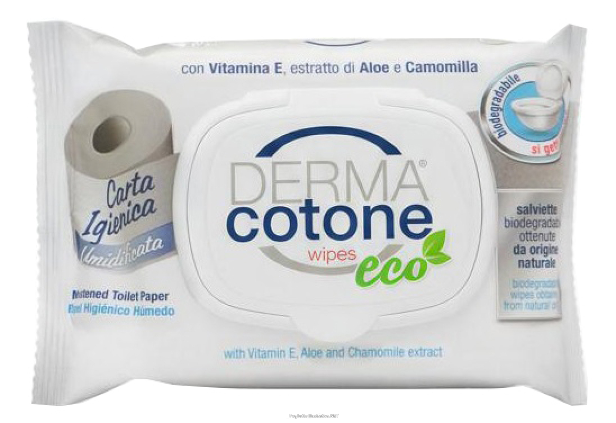 Compra Online dermacotone salviettine carta igienica eco umidificata 20 pezzi e Trova il miglior prezzo