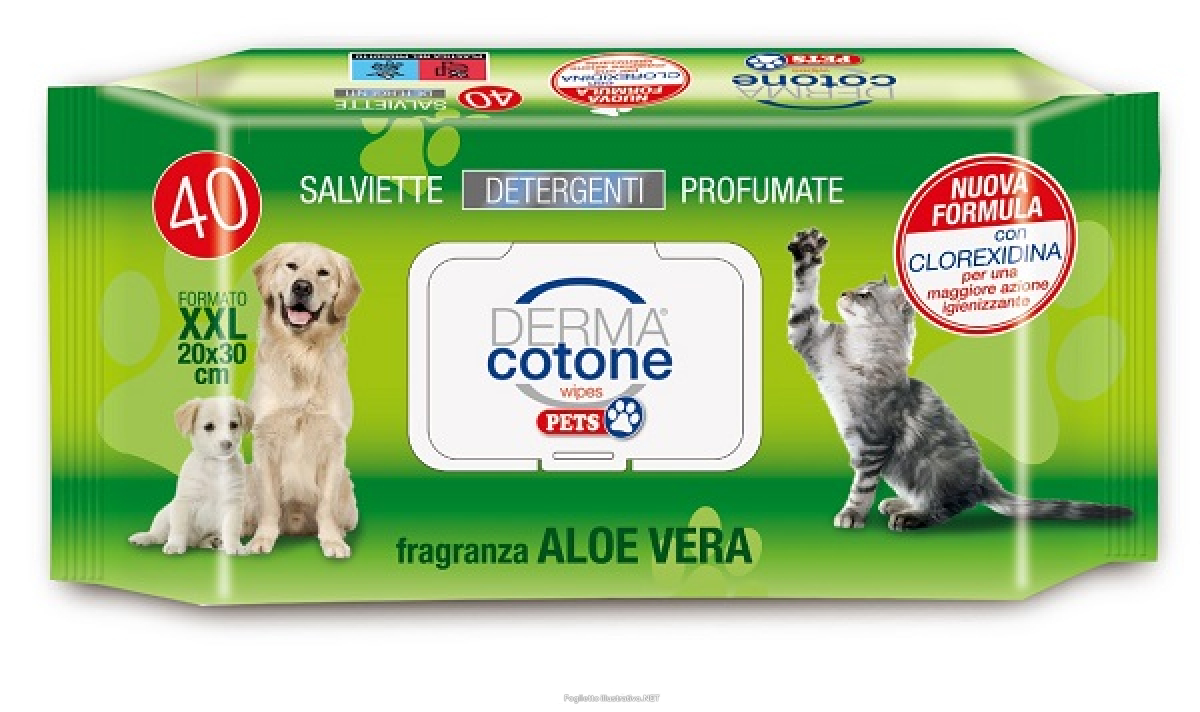 Compra Online dermacotone salviettine pet aloe 40 pezzi e Trova il miglior prezzo