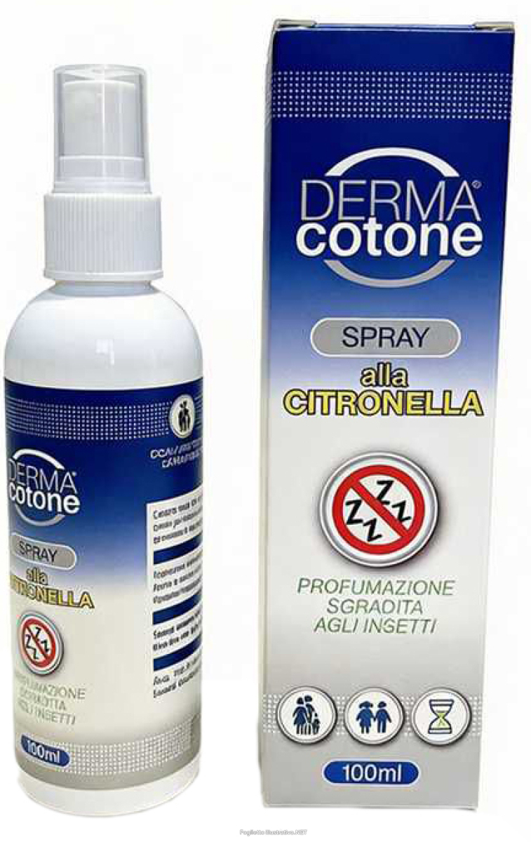 Compra Online dermacotone spray alla citronella profumazione sgradita agli insetti per tutta la famiglia 100ml e Trova il miglior prezzo