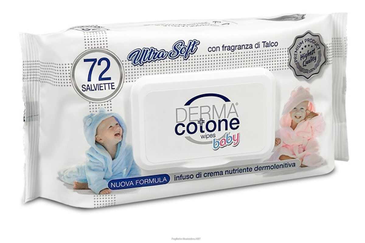 Compra Online dermacotone wipes - salviettine bimbi profumo ultra soft di talco, 216 salviettine e Trova il miglior prezzo