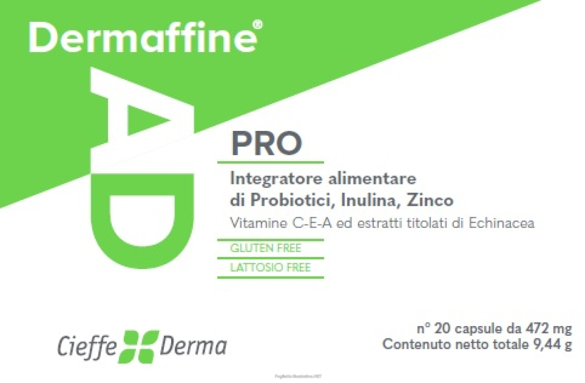 Compra Online dermaffine ad pro integratore per pelle difese immunitarie e benessere intestinale 20 capsule e Trova il miglior prezzo