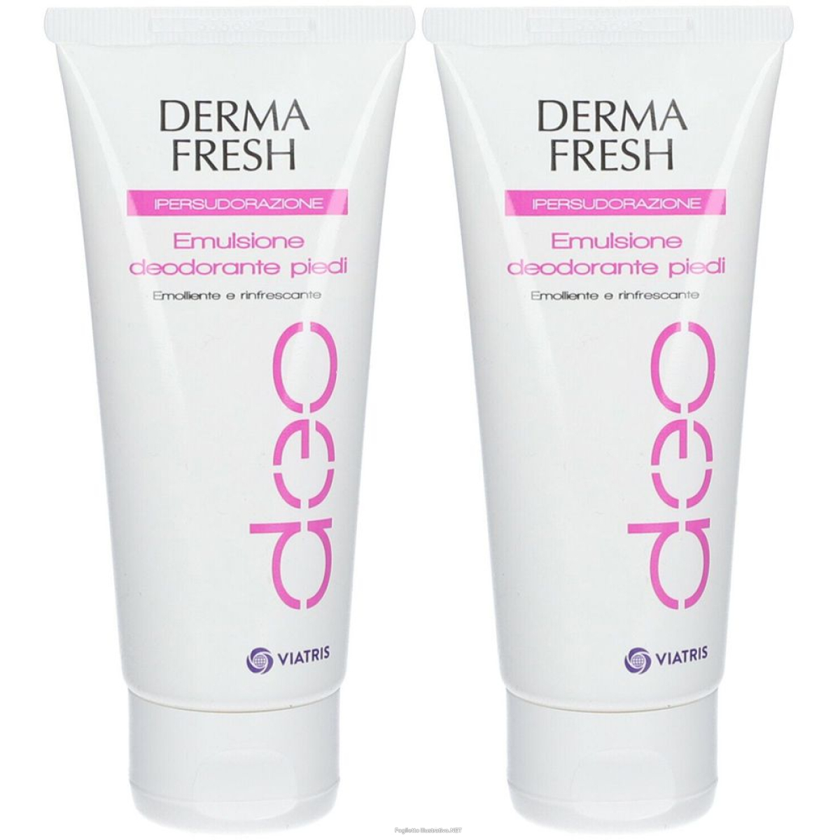 Compra Online dermafresh ipersudorazione emulsione piedi set da 2 2x100 g crema pied e Trova il miglior prezzo