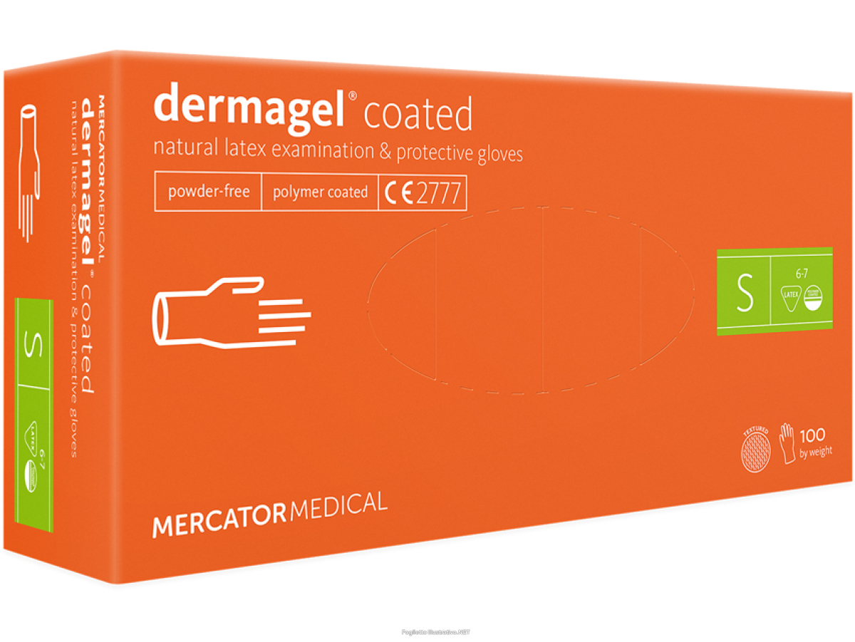 Compra Online dermagel coated guanti in lattice ambidestri senza polvere non sterili crema s 100 pezzi e Trova il miglior prezzo