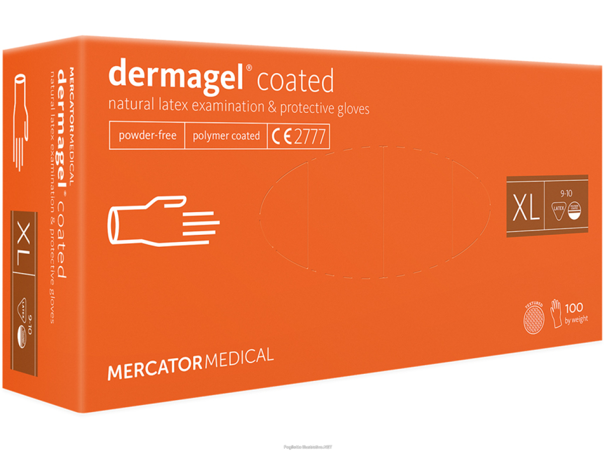 Compra Online dermagel(r) coated guanti lattice senza/polvere xl 100 pezzi e Trova il miglior prezzo