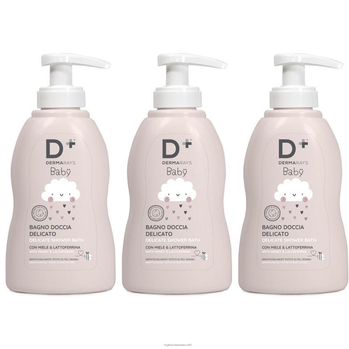 Compra Online dermarays baby bagno doccia delicato 200ml 3x200 ml e Trova il miglior prezzo