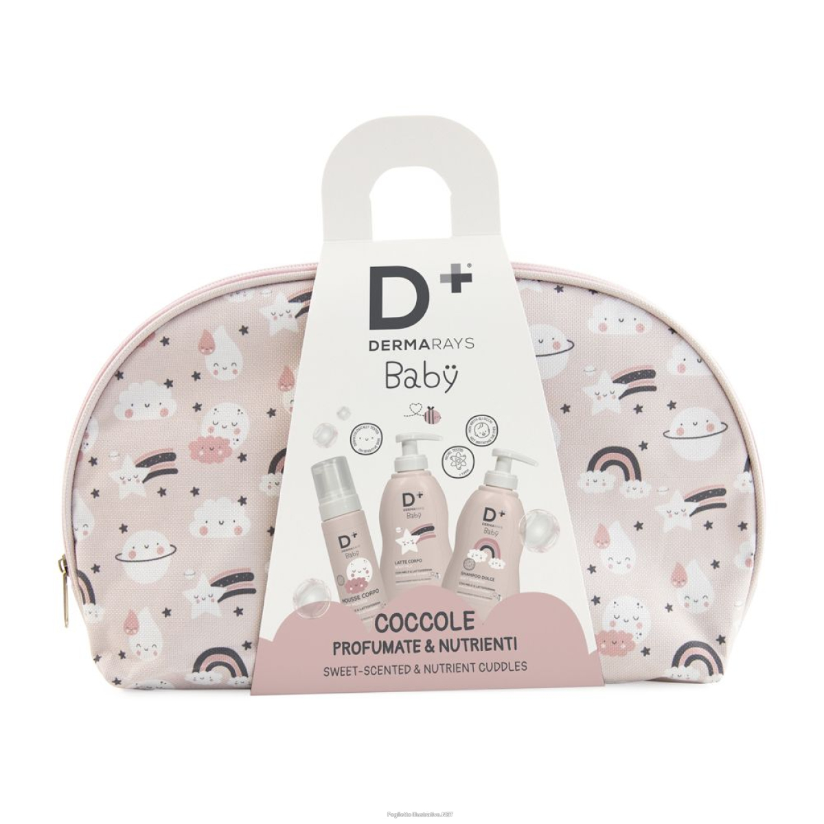 Compra Online dermarays baby pochette kit c 1 coccole shampoo 200 ml + 1 mousse 180 ml + 1 latte idratante 200 ml e Trova il miglior prezzo