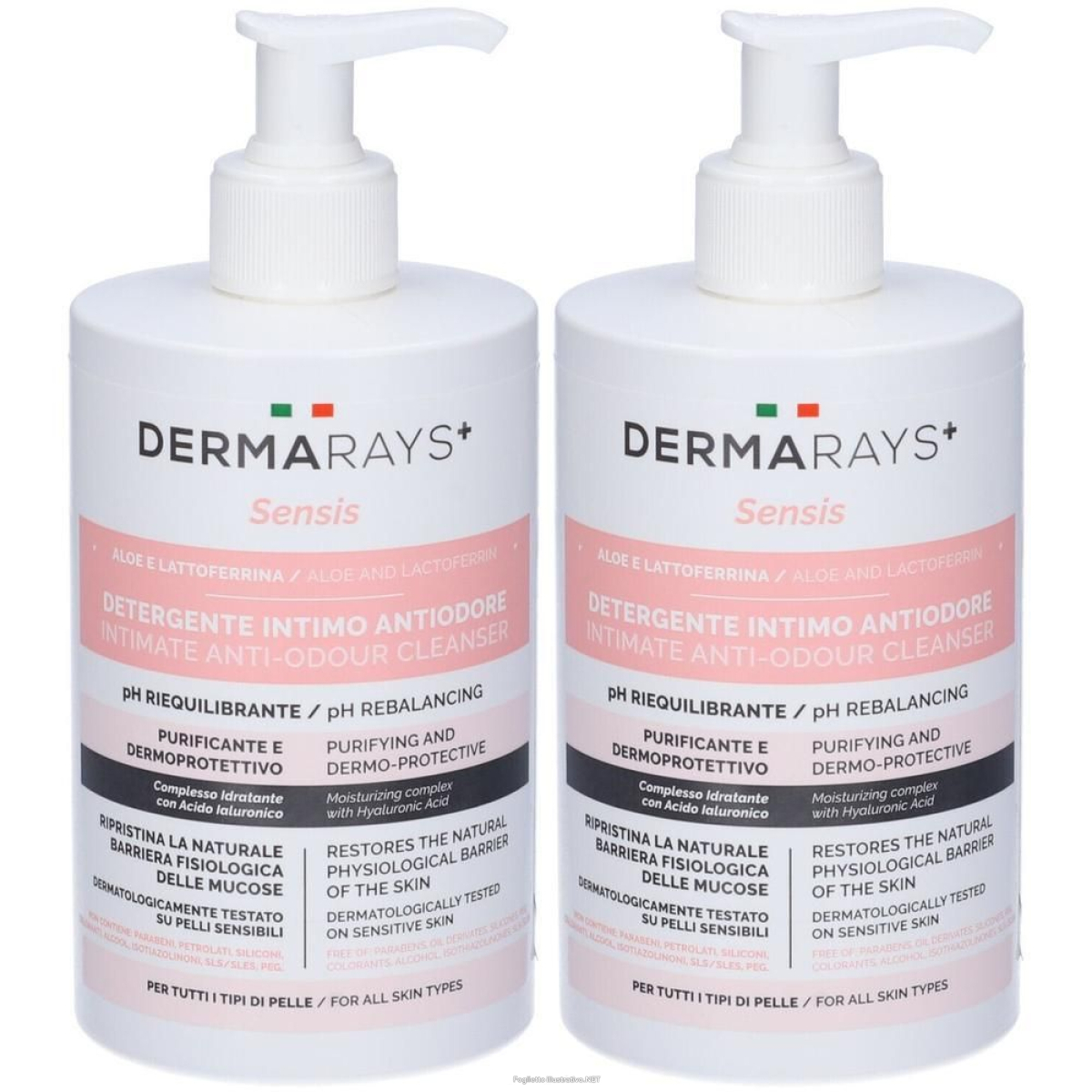 Compra Online dermarays+ sensis detergente intimo antiodore 500ml 2x500 ml e Trova il miglior prezzo