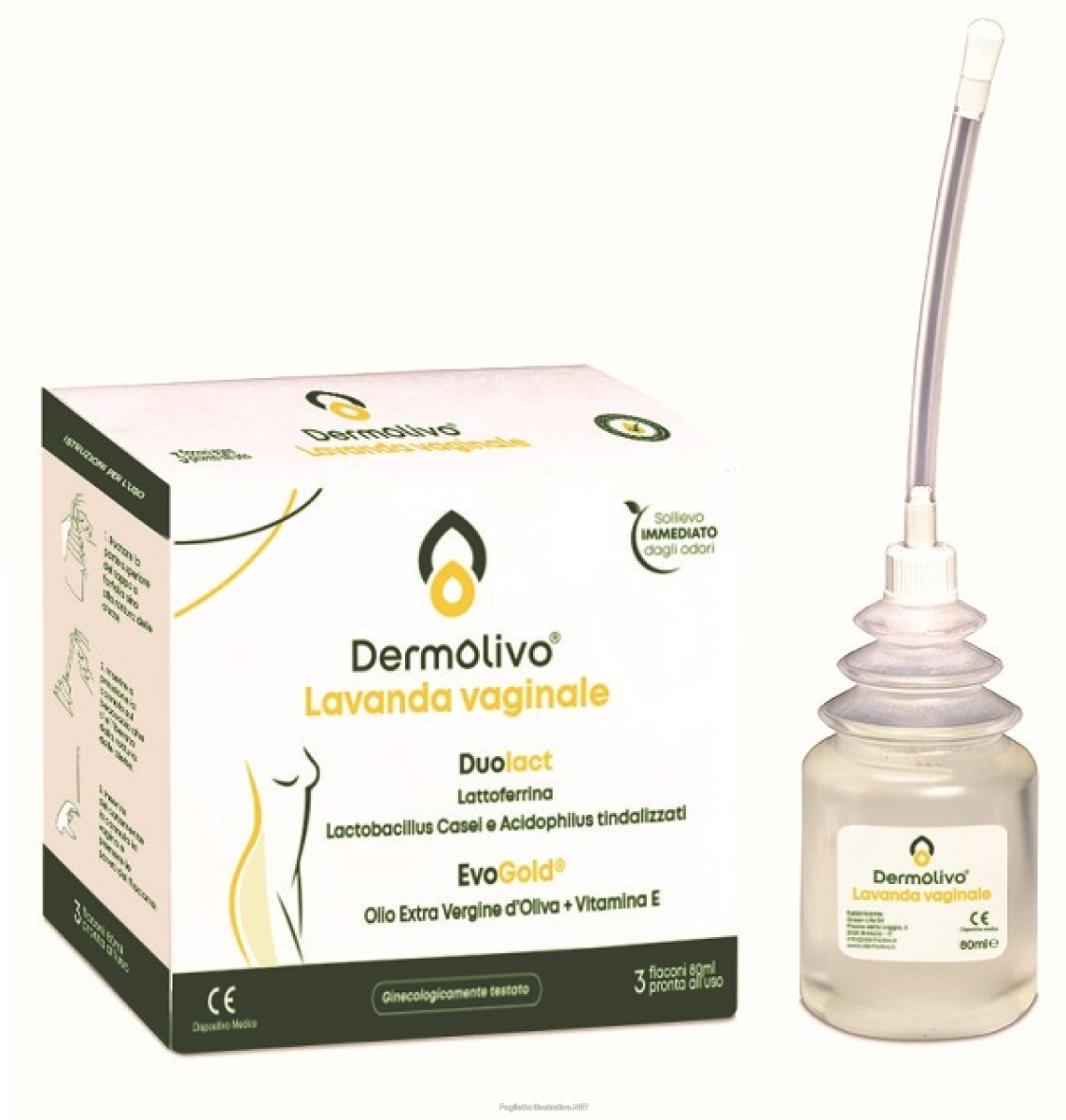 Compra Online dermolivo lavanda vaginale 3 fiale da 80 ml e Trova il miglior prezzo