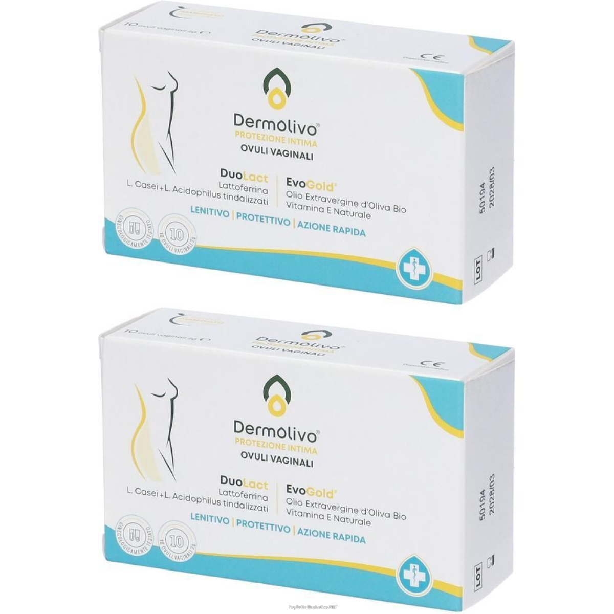 Compra Online dermolivo ovuli vaginali 10 pezzi 2x1 st e Trova il miglior prezzo