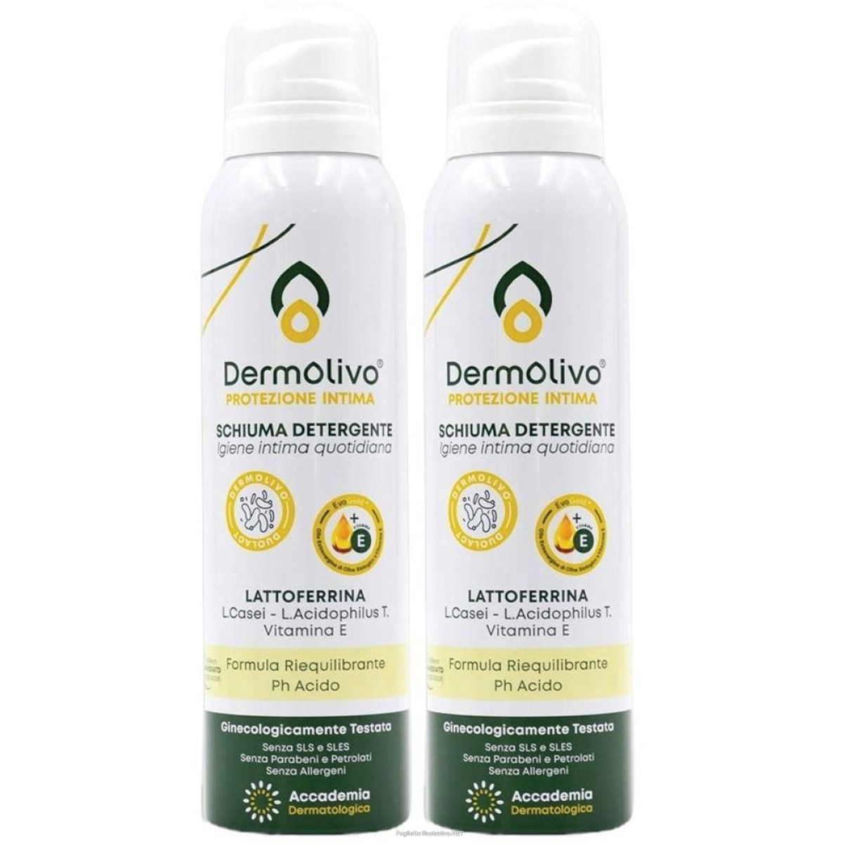 Compra Online dermolivo schiuma detergente ginecologica 150 ml 2x150 ml e Trova il miglior prezzo